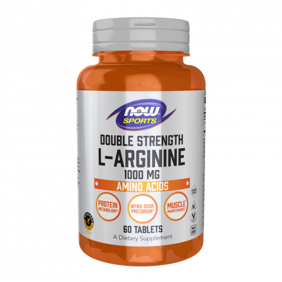 Now Foods Arginine 1000mg - 60 tabs (Пошкоджена банка) 2024-11-0231
