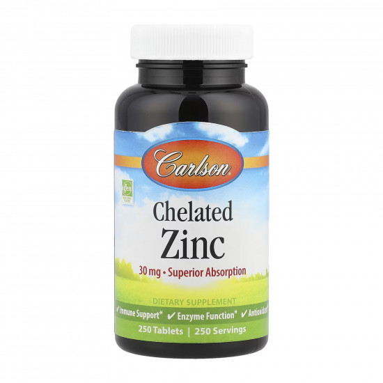 Chelated Zinc - 250 tabs Chelated Zinc - 250 tabs