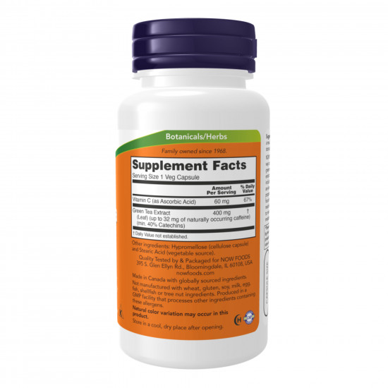 Now Foods Green Tea Extract 400mg - 100 vcaps (До 01.27) 2024-11-0503
