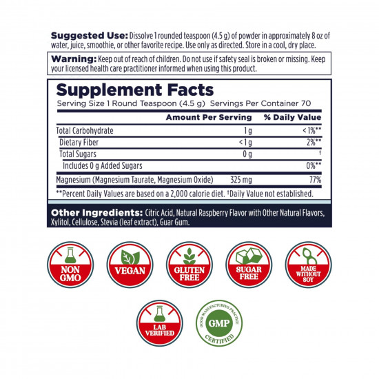 KAL Heart Magnesium Powder - 315g 2023-10-7151