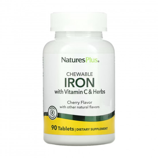 Iron 27 mg with Vitamin C Herbs - 90 tabs Iron 27 mg with Vitamin C Herbs - 90 tabs