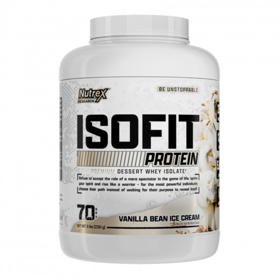 Nutrex Isofit - 70srv Vanilla Bean Ice Cream 2022-10-1316