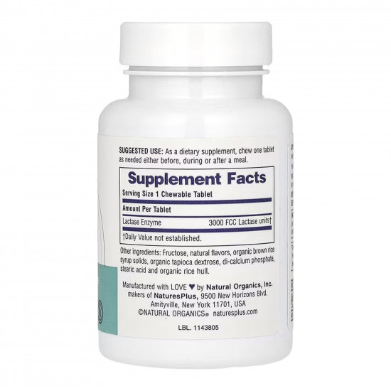 Nature's Plus Say Yes to Dairy - 60 tabs 2023-10-6841