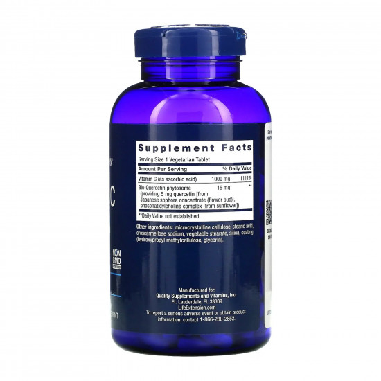 Life Extension Vitamin C and Bio-Quercetin Phytosome - 250 tabs 2023-10-3415