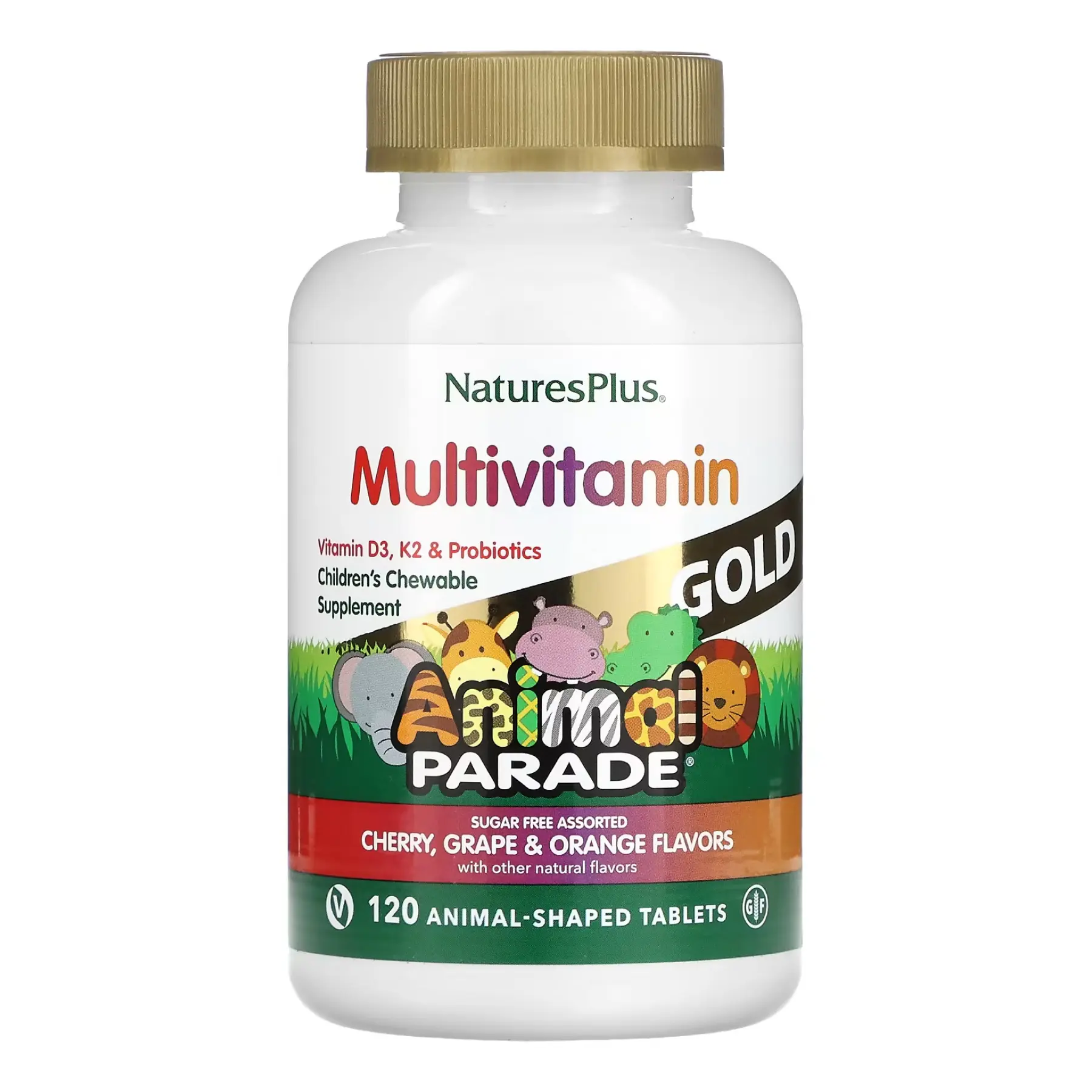 Nature's Plus Gold Assorted Chewable - 120 tabs 2022-10-2847