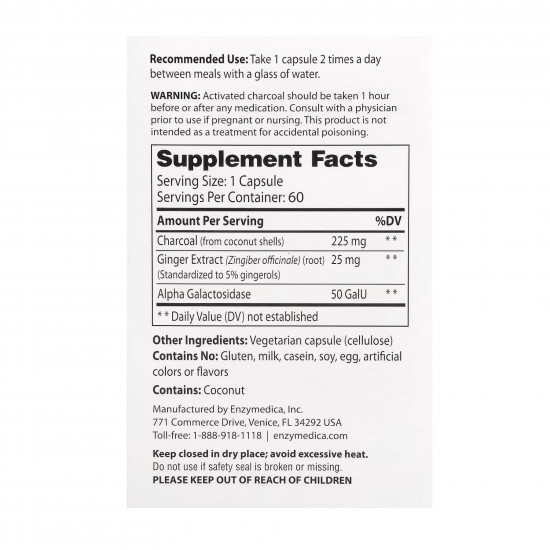 Activated Charcoal - 60 caps Activated Charcoal - 60 caps