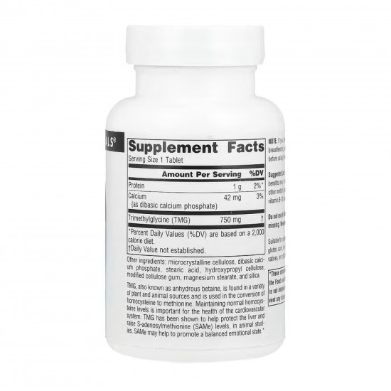 TMG 750mg - 60 tabs TMG 750mg - 60 tabs
