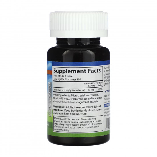 Chelated Iron - 100 tabs