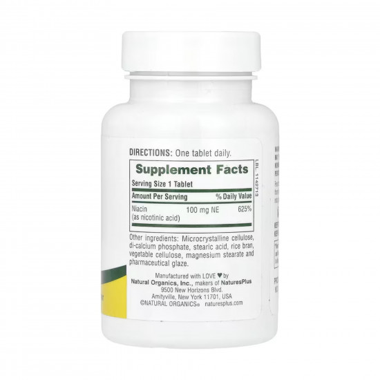 Niacin 100mg - 90 tabs Niacin 100mg - 90 tabs