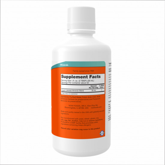 Now Foods Colloidal Minerals Liquid - 32oz 2022-10-0978