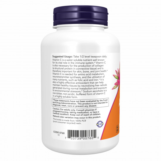 Now Foods Sodium Ascorbate - 227g (8oz) 2022-10-2573 Now Foods Sodium Ascorbate - 227g (8oz) 2022-10-2573