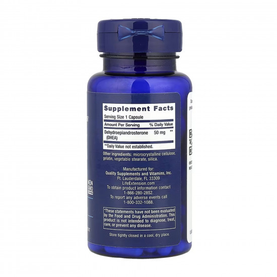 Life Extension DHEA 50mg - 60 caps 2023-10-5456 Life Extension DHEA 50mg - 60 caps 2023-10-5456