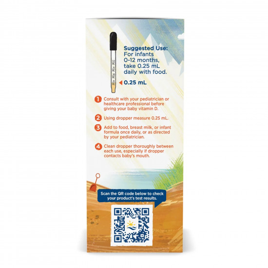 Nordic Naturals Baby's Vitamin D3 Liquid - 22.5 ml 2023-10-5945 Nordic Naturals Baby's Vitamin D3 Liquid - 22.5 ml 2023-10-5945