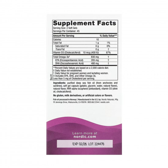 Nordic Naturals Prenatal DHA - 90 softgels Strawberry 2023-10-5948