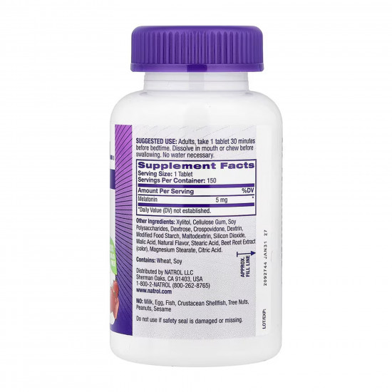NATROL Melatonin 5mg - 150 tabs 2023-10-6219