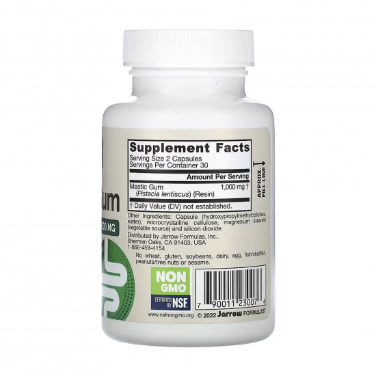 Jarrow Formulas Mastic Gum 1000mg - 60 vcaps 2023-10-5590 Jarrow Formulas Mastic Gum 1000mg - 60 vcaps 2023-10-5590