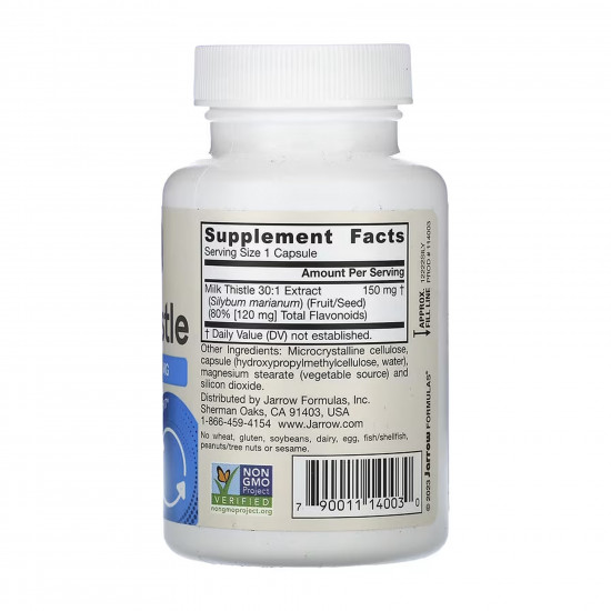 Jarrow Formulas Milk Thistle 150 mg - 100 caps 2023-10-6208 Jarrow Formulas Milk Thistle 150 mg - 100 caps 2023-10-6208