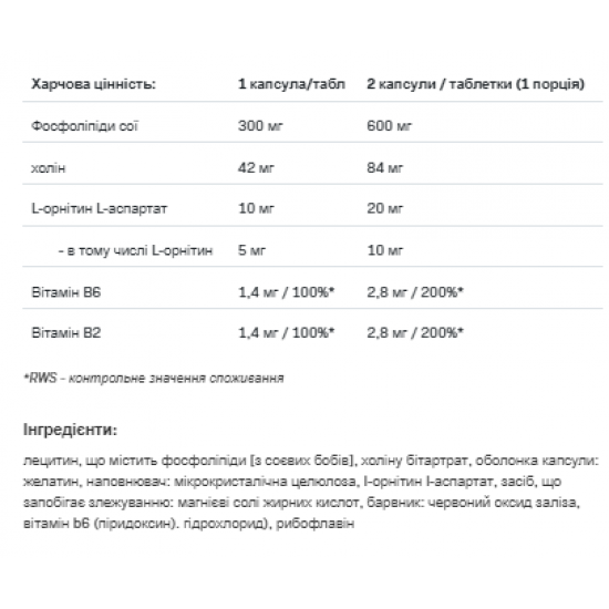 Allnutrition Livsupport - 60caps 100-56-4090181-20