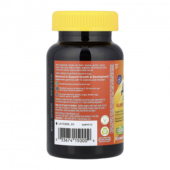 Nature's Way Alive! Zero Sugar Kid's - 40 gummies 2023-10-6378 Nature's Way Alive! Zero Sugar Kid's - 40 gummies 2023-10-6378