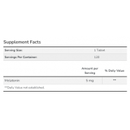 Melatonin 5 mg - 120 tabs