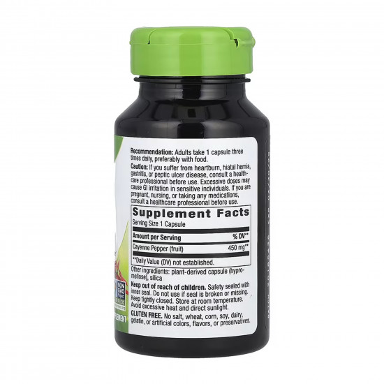 Nature's Way Cayenne Pepper - 100 vcaps 2023-10-6389 Nature's Way Cayenne Pepper - 100 vcaps 2023-10-6389