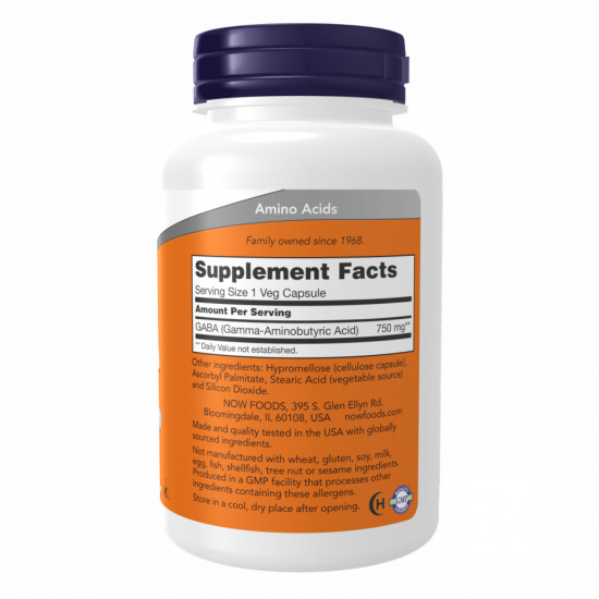 GABA 750 mg - 200 vcaps GABA 750 mg - 200 vcaps