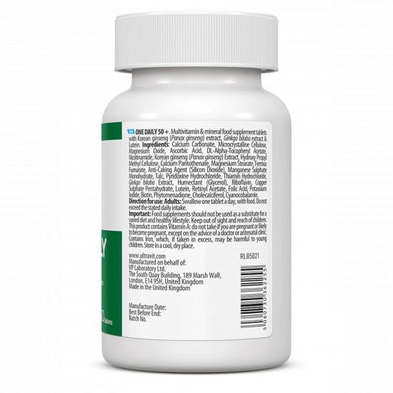 VPLab OneDaily 50 Plus - 60 caps 2022-10-0499 VPLab OneDaily 50 Plus - 60 caps 2022-10-0499