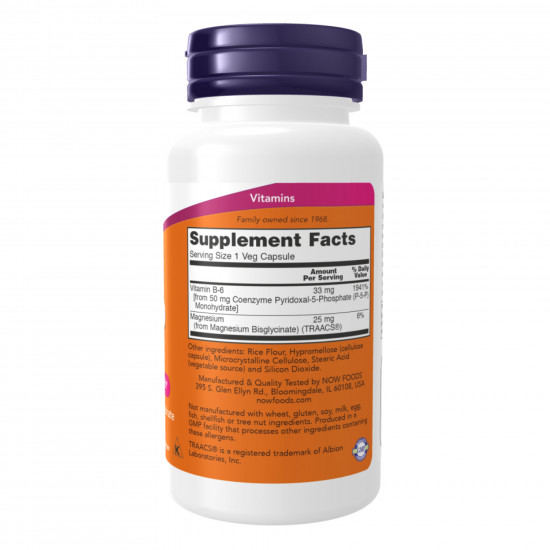 Now Foods P-5-P 50mg - 90 vcaps 2022-10-0663 Now Foods P-5-P 50mg - 90 vcaps 2022-10-0663