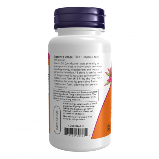 Now Foods P-5-P 50mg - 90 vcaps 2022-10-0663 Now Foods P-5-P 50mg - 90 vcaps 2022-10-0663