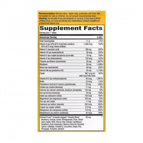 Natures Way Once Daily Womens Ultra - 60 tabs 2022-10-1057 Natures Way Once Daily Womens Ultra - 60 tabs 2022-10-1057