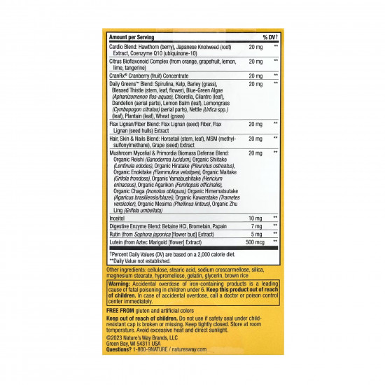 Natures Way Once Daily Womens Ultra - 60 tabs 2022-10-1057 Natures Way Once Daily Womens Ultra - 60 tabs 2022-10-1057
