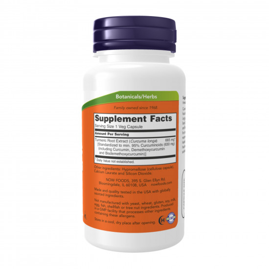 Now Foods Turmeric Curcumin - 60 vcaps 2022-10-2311 Now Foods Turmeric Curcumin - 60 vcaps 2022-10-2311