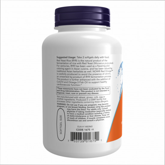 Now Foods Red Omega - 180 sgels 2022-10-2366 Now Foods Red Omega - 180 sgels 2022-10-2366