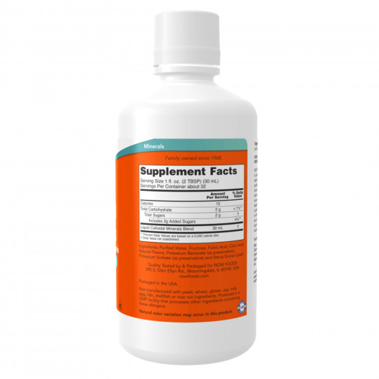 Now Foods Colloidal Minerals Raspberry - 32oz 2022-10-2581 Now Foods Colloidal Minerals Raspberry - 32oz 2022-10-2581