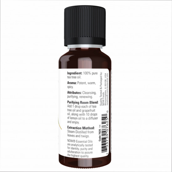 Now Foods Tea Tree Oil - 30ml (1fl.oz) 2022-10-2683 Now Foods Tea Tree Oil - 30ml (1fl.oz) 2022-10-2683
