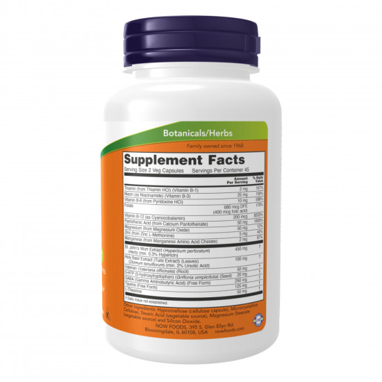 Now Foods Mood Support with St. Johns Wort - 90 vcaps 100-43-1932440-20 Now Foods Mood Support with St. Johns Wort - 90 vcaps 100-43-1932440-20
