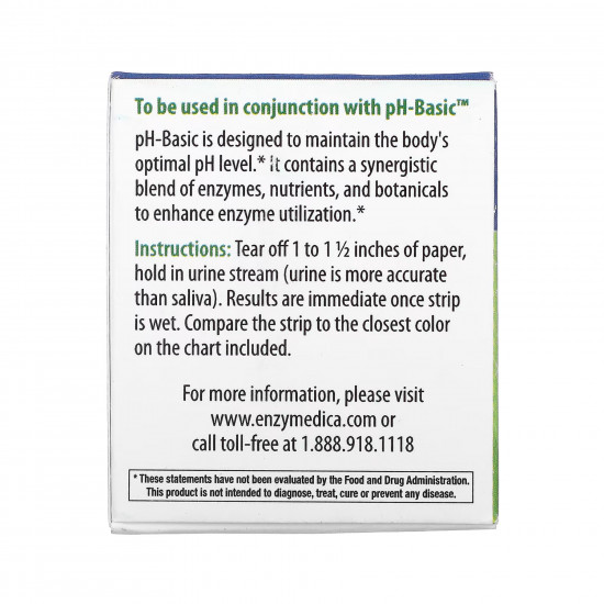 Enzymedica pH Roll - 120 tests 2022-10-2969 Enzymedica pH Roll - 120 tests 2022-10-2969