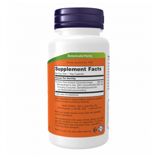 Now Foods Turmeric Curcumin Extract - 120 vcaps 2022-10-1500 Now Foods Turmeric Curcumin Extract - 120 vcaps 2022-10-1500