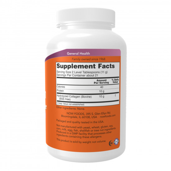 Now Foods Collagen Peptides Powder - 227g 2022-10-1653 Now Foods Collagen Peptides Powder - 227g 2022-10-1653