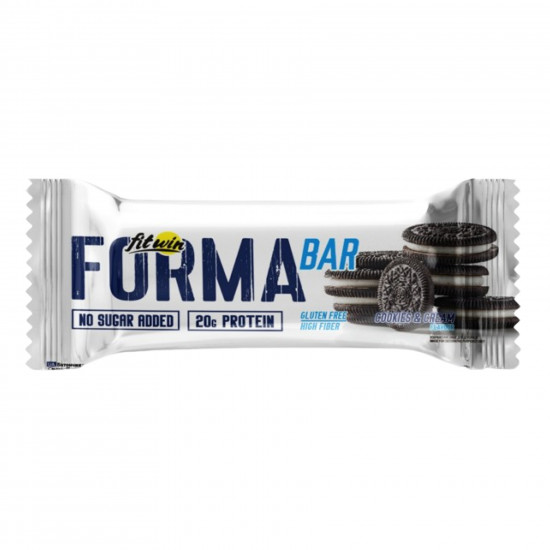 FitWin Forma Bar - 12x60g Cookies and Cream 2022-10-1742 FitWin Forma Bar - 12x60g Cookies and Cream 2022-10-1742