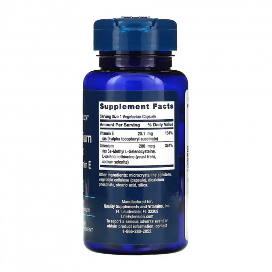 Life Extension Super Selenium Complex 200 mcg - 100 vcaps 2022-10-1916 Life Extension Super Selenium Complex 200 mcg - 100 vcaps 2022-10-1916