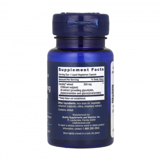 Life Extension Skin Restoring Ceramides - 30 liquid vcaps 2022-10-1947 Life Extension Skin Restoring Ceramides - 30 liquid vcaps 2022-10-1947