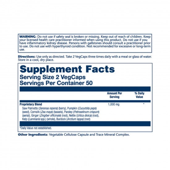 Solaray Prostate Blend SP-16 - 100 vcaps 100-25-8421544-20 Solaray Prostate Blend SP-16 - 100 vcaps 100-25-8421544-20