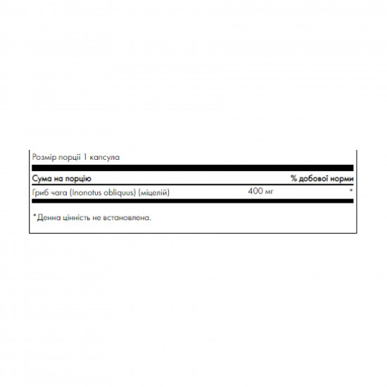 Swanson Full Spectrum Chaga Mushroom 400 mg - 60 caps 100-57-8938105-20 Swanson Full Spectrum Chaga Mushroom 400 mg - 60 caps 100-57-8938105-20