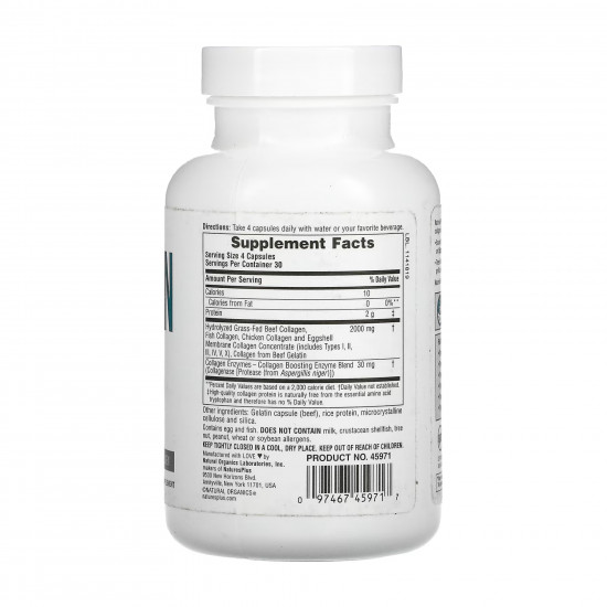 Natures Plus Collagen Peptides - 120 caps 2023-10-2375