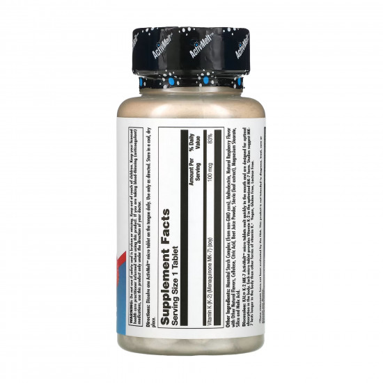 KAL K-2 MK-7 ActivMelt 100 mcg - 60 tabs 2023-10-3419 KAL K-2 MK-7 ActivMelt 100 mcg - 60 tabs 2023-10-3419