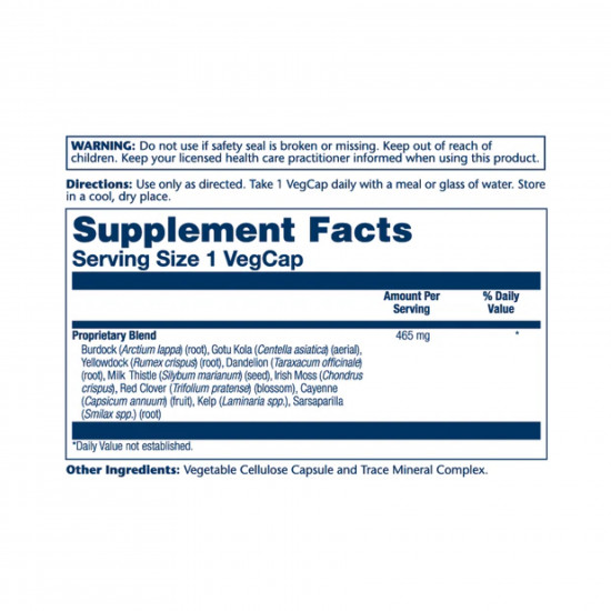 Solaray Skin Blend SP-4 - 100 vcaps 2023-10-4425 Solaray Skin Blend SP-4 - 100 vcaps 2023-10-4425