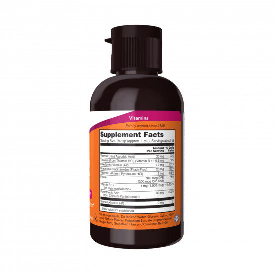 Now Foods Vitamin B-12 Complex Liquid - 237 ml 2023-10-4536 Now Foods Vitamin B-12 Complex Liquid - 237 ml 2023-10-4536