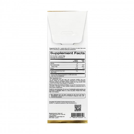 California Gold Nutrition Prebiotic Fiber - 3 packets Unflavored (Пошкоджена упаковка) 2023-10-4797