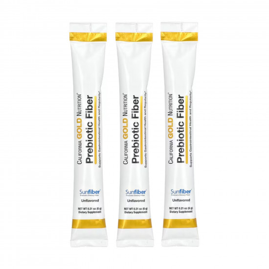 California Gold Nutrition Prebiotic Fiber - 3 packets Unflavored (Пошкоджена упаковка) 2023-10-4797